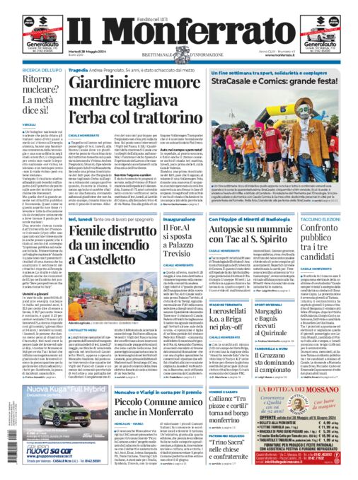 Il Monferrato - Edizione 41 del 28/05/2024